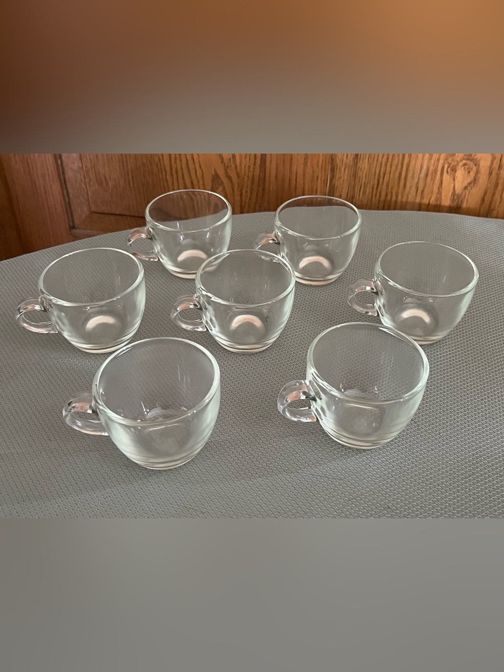 Clear Glass Espresso Cups (7)